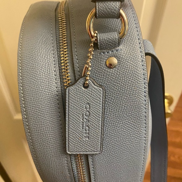 COACH JORDYN BACKPACK CROSSGRAIN Light Blue SOLD‼️ - Picture 5 of 15